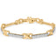 Bracelet en or jaune 10K avec diamants de 1,00 cttw