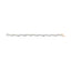 10K Yellow and White Gold Diamond Cluster Wave Link Bracelet - 7.25"