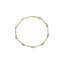 Bracelet S-Link en Or Bicolore 10k avec Diamants en Forme de Cœur - 1/3 Cttw