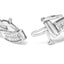 14K White Gold 4.0 Cttw Invisible Set Diamond Wave Bracelet - 7"