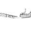 Bracelet de tennis en diamant taille princesse en or blanc 14K - 1,0 Cttw
