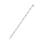 Bracelet de tennis en diamant taille princesse en or blanc 14K - 1,0 Cttw
