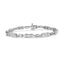 Bracelet de tennis en diamant taille princesse en or blanc 14K - 1,0 Cttw