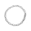 14K White Gold Princess-Cut Diamond Link Bracelet - 1.00 Cttw