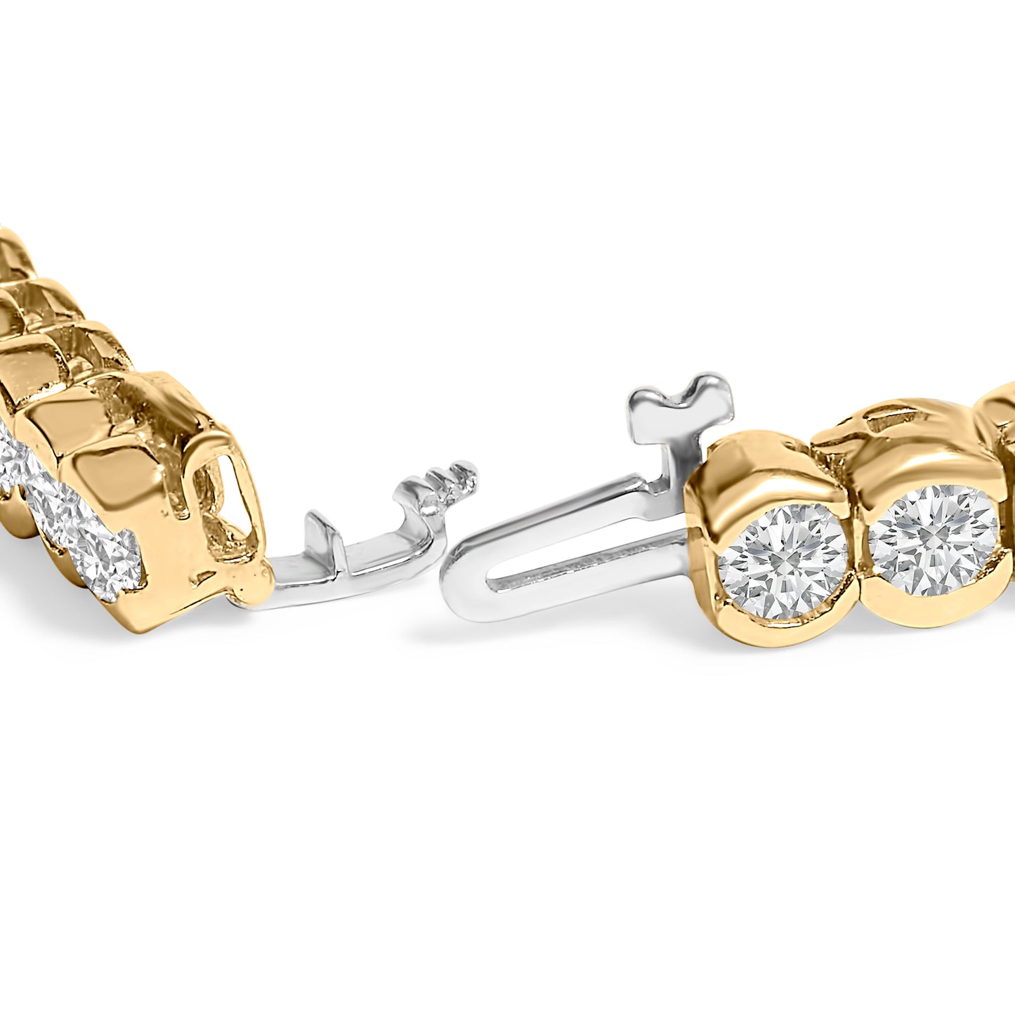 Pulsera de Tenis de Diamantes de 14K de Oro Amarillo de 8.00 Cttw - 7 Pulgadas