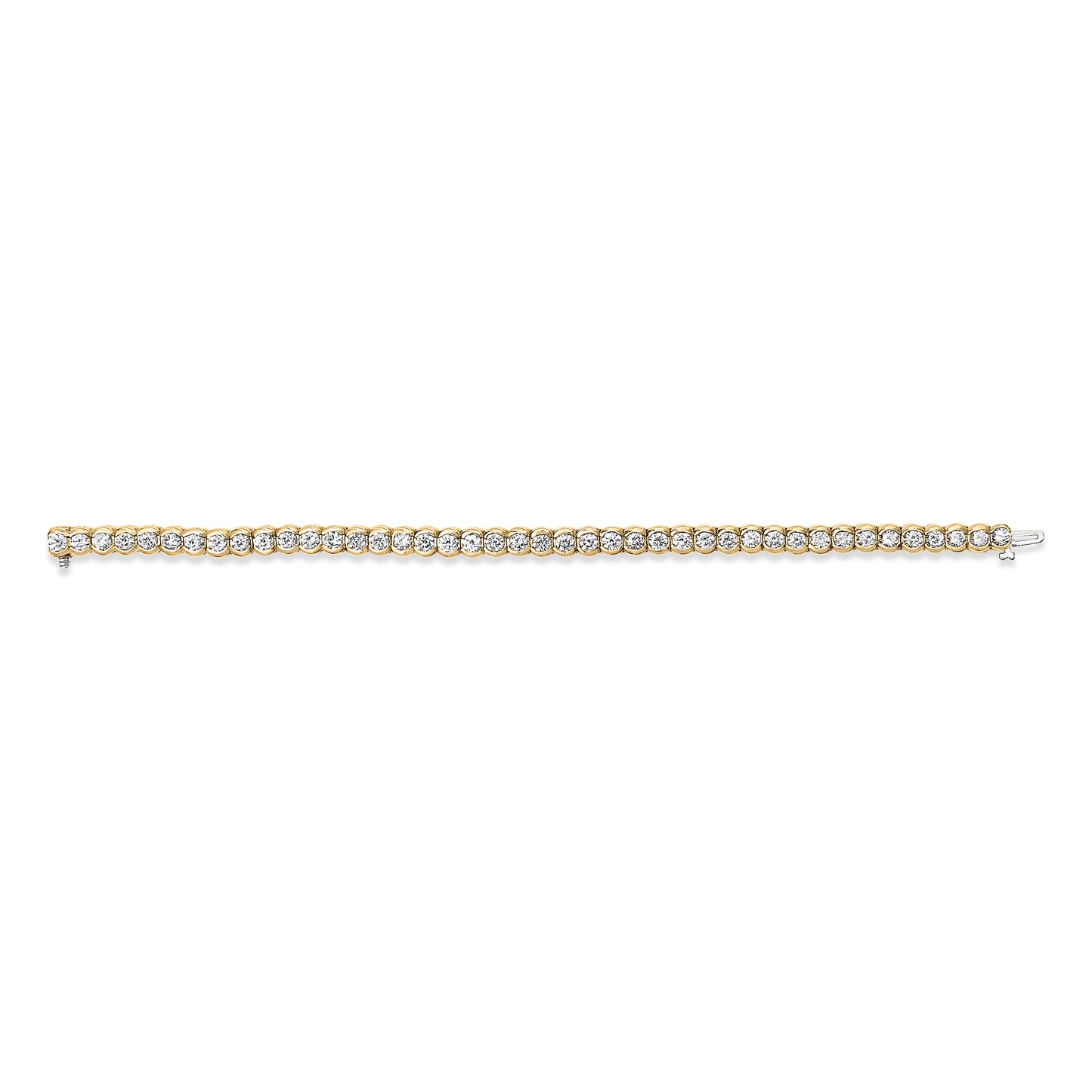 Pulsera de Tenis de Diamantes de 14K de Oro Amarillo de 8.00 Cttw - 7 Pulgadas
