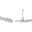 Pulsera de Estación de Corazón de Diamante de Oro Blanco de 14K - 1.5 Cttw