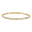 10K Yellow Gold 1.0 Cttw Round Diamond Pave Link Bracelet