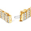 14K Yellow Gold Diamond Link Bracelet - 5.50 Cttw