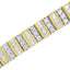 14K Yellow Gold Diamond Link Bracelet - 5.50 Cttw
