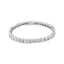 14K White Gold Diamond Tennis Bracelet - 4 3/8 Cttw, Size 7"
