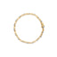 10k Yellow Gold Diamond Floral S-Link Bracelet - 1.00 Cttw