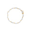 Bracelet en Diamant Baguette en Or Bicolore 10K