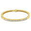 14K Yellow Gold Diamond Eternity Tennis Bracelet - 1.15 Cttw