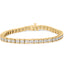 10K Yellow Gold 4.00 Cttw Diamond Tennis Bracelet