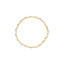 10k Yellow Gold 1/3 Cttw Diamond Teardrop Link Bracelet - 7.25"