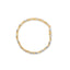 Bracelet en lien floral en or jaune 10k avec diamants - 5,00 cttw