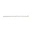 Bracelet en lien floral en or jaune 10k avec diamants - 5,00 cttw