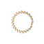 Bracelet en or jaune 10K avec diamants en forme de fleur - 4,00 Cttw