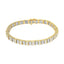 Bracelet de tennis en diamant 10K or jaune 4.0 Cttw