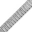 Bracelet en lien chevron en argent sterling .925 avec diamants de 8,5 cttw - 7,25"