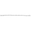 Pulsera de Tenis de Diamantes en Oro Blanco de 14K con Bezel y Eslabones Tapered