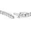 Bracelet de tennis en or blanc 10K avec diamants en illusion - 1/2 cttw
