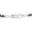 Pulsera de Tenis de Diamantes con Rodio Negro sobre Plata Esterlina .925 y Corte Rosa
