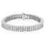 Bracelet de tennis éternité en diamant en or blanc 14K - 7"