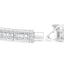 Bracelet de tennis éternité en diamant en or blanc 14K - 7"