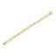 Bracelet en or jaune 14K avec diamants en lien géométrique