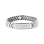 Pulsera de Tenis de Diamantes Invisible para Hombre en Oro Blanco de 14K - 12.0 Cttw