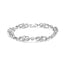 .925 Sterling Silver Diamond Infinity Loop Bracelet - 7.25"