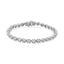 Pulsera de Tenis Cuatrohojas de Diamante de Plata Esterlina .925