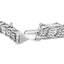 Bracelet de tennis en or blanc 10k avec diamants en forme de éventail - 2 cttw