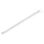 .925 Sterling Silver Diamond Nested Circle Bracelet - 7" Fashion Link