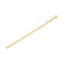 10K Yellow Gold Plated Sterling Silver Diamond XOXO Bracelet - Size 7.25"