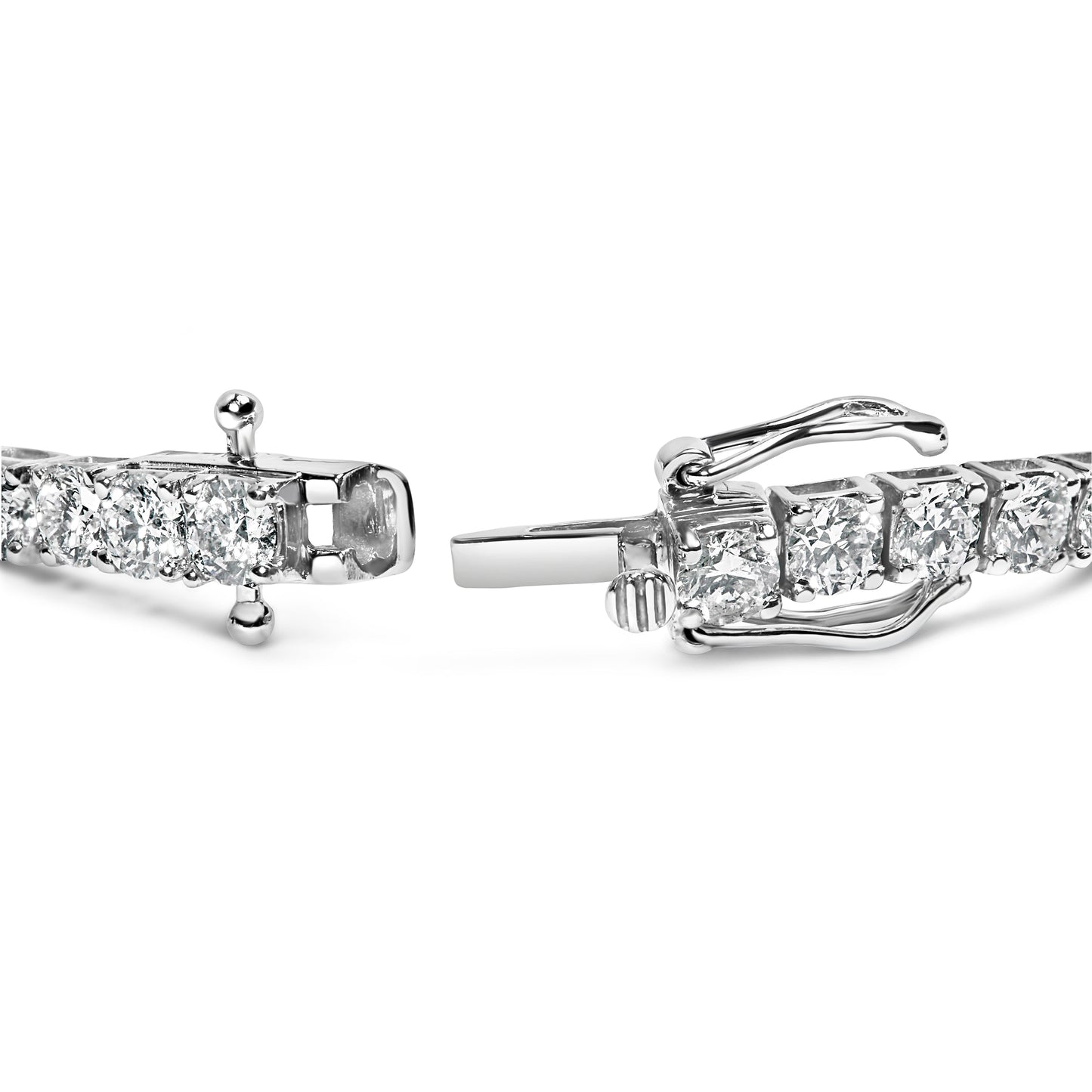 14K White Gold Lab Grown Diamond Tennis Bracelet - 2.00 Cttw