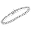 Pulsera de Tenis con Diamantes Miracle-Set de Plata Esterlina .925 - 7"