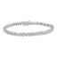 Pulsera de Tenis S-Curve de Diamantes en Oro de 10K y Plata Esterlina Bicolor
