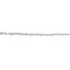 Pulsera de eslabones con diamantes en espiral de plata esterlina .925 - 7.25"