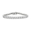 Pulsera de Tenis de Diamantes de Plata Esterlina Baño de Oro Rosa de 14K - 7"