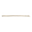 14K Yellow Gold Plated Sterling Silver Diamond Tennis Bracelet - 7.25"