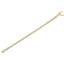 14K Yellow Gold Plated Sterling Silver Diamond Tennis Bracelet - 7.25"