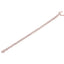Bracelet en diamant tennis en argent sterling plaqué or rose 14K
