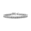 .925 Sterling Silver Diamond Miracle Plate Link Bracelet