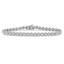 Bracelet de tennis Miracle-Set en argent sterling .925 avec diamants - 7"