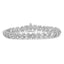 Bracelet X-Link en Diamant Taillé Rose en Argent Sterling