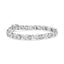 Pulsera de Tenis X-Link de Diamante Miracle-Set de Plata Esterlina .925