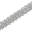 Bracelet de tennis en argent sterling .925 avec diamants de 3,0 cttw en plusieurs rangées